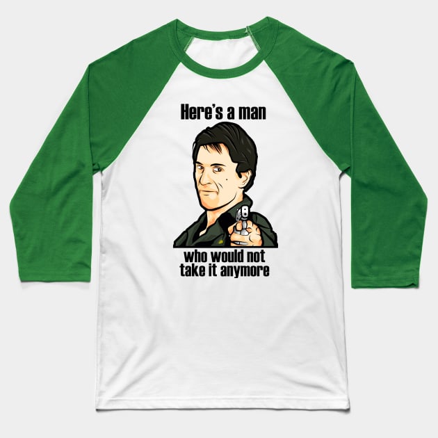 De niro ( taxi driver ) Baseball T-Shirt by Depsilaut